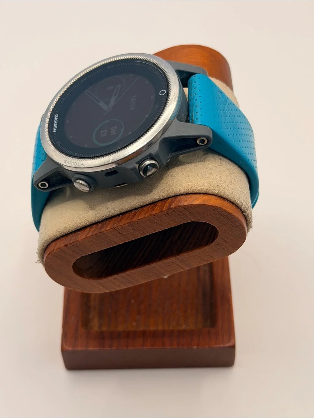 Garmin Fenix 5s, Tested, Smartwatch, Fitness Tracker, Charger Included, Blue Ban